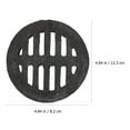 thumbnail image 4 of Hemobllo 1Pc Embedded Floor Drain Cast Iron Household Drainage for Garden and Rooftop Use Black, 4 of 5