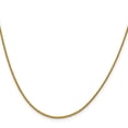 thumbnail image 2 of 14K Yellow Gold Spiga Wheat Chain Styles Necklace 1 mm D/C Quadra 16 inch, 2 of 4