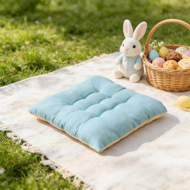 Decoraciones de Pascua, adornos de Pascua, regalos de Pascua, cojines de Pascua para exteriores para cenas y decoración, cojín de asiento de algodón.