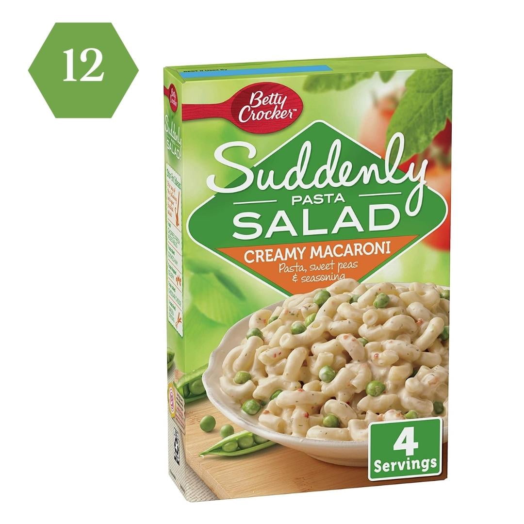 Betty Crocker Suddenly Pasta Salad Creamy Macaroni 6.5 oz (12 pack) (Creamy Macaroni, 6.5 oz