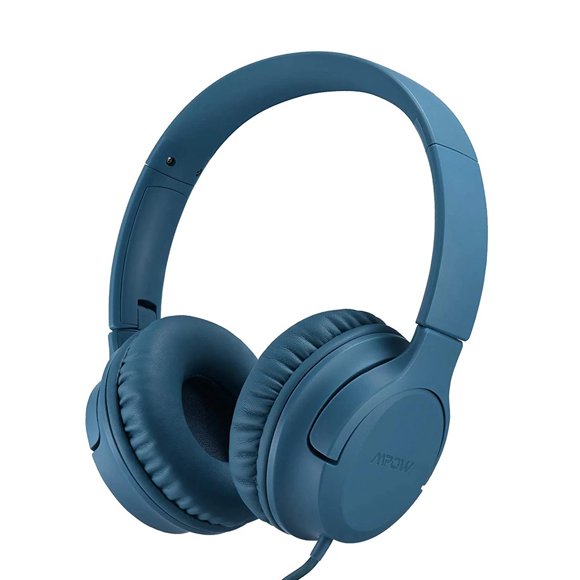 Mpow Écouteurs pour Enfants avec Microphone / Volume Sécuritaire Stéréo 85/94 dB Pliable, Écouteurs Circum-Auriculaires Ajustables pour Enfants, Filles, Garçons, Enfants / Écouteurs Filaires pour Enfants pour l'École