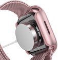 thumbnail image 4 of Allytech Aluminum Case for Apple Watch Series 4 5 6 SE 44mm, Shockrpoof Metal TPU Shell All-Roung Edge Protective Case Cover Frame for Apple Watch 4 5 6 SE 44mm [No Screen Protector Band] - Pink, 4 of 4