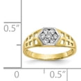 thumbnail image 2 of 10K Yellow Gold CZ Cubic Zirconia Child'S Ring, 2 of 2