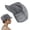 Grey, variant on Adjustable Half Mesh Work Hat - Kitchen Cooking Cap, Reusable Washable Bouffant Beanie, Dust-Proof Service Hat, Breathable Summer Ventilation, Unisex, Comfortable, Durable, One Siz