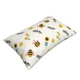 thumbnail image 3 of LNWH Rectangle Pillow Cover, Cute Bee Yellow Flowers Cushion Covers Pillowcase for Couch Bedroom Sofa, 14"x20", 3 of 7