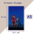 thumbnail image 1 of A5 Notebook - The Lion King - Young Simba Note Book Disney Cartoon Anime Animals Graffiti Pattern Diary For Kids Gifts Toys 13 Blank Pages, 1 of 5