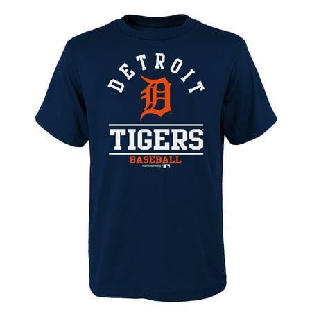 - Youth Navy Detroit Tigers Arch T-Shirt