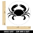 thumbnail image 2 of Crab Beach Ocean Self-Inking Rubber Stamp Ink Stamper - Brown Ink - Medium 1 Inch, 2 of 7