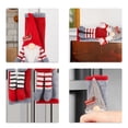 thumbnail image 4 of Nomeni Gants de Four Thème de Noël Rouge & Gris Poignée de Frigo Design Père Noël Poignée de Protection, 4 of 6