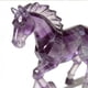 thumbnail image 5 of Tarjeta De Abrazo Llavero de caballo de cristal de amatista con amuleto de la suerte (1 unidad) JASKFLY, 5 of 6