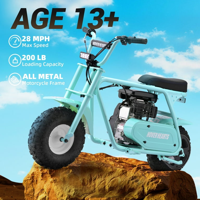 HOVERHEART Gas Mountain Bike, 105cc 4-Stroke Gas Powered Off Road