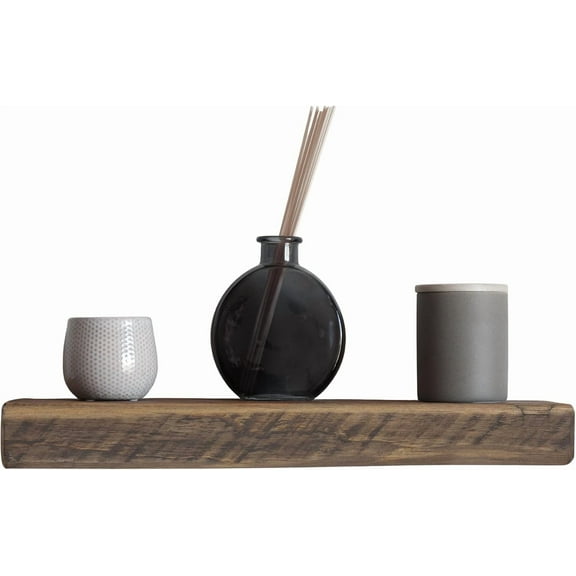 Reclaimed Wood Floating Shelves Real Solid Thick Wood Rustic Shelf Handmade