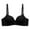 Black, variant on ALLLIST Women's Bras Plain White No Wire Bralette Comfy T Shirt Bras for Ladies Size 32-38