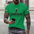 thumbnail image 4 of Hello Darkness My Old Friend Graphic Crew Neck Short Sleeve T-Shirt for Men Casual Streetwear Tee, 4 of 5