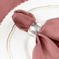 Efavormart Pack of 5 Cinnamon Rose Premium 17" x 17" Washable Polyester ...