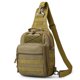 thumbnail image 1 of Bolsa De Pecho Molle Mochila Molle impermeable para el pecho para hombre para viajes de senderismo (marrón lobo) Sywqhk Para Estrenar, 1 of 9