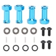 thumbnail image 2 of Adaptateur d'Extension de Roue, Moyeu Hexagonal de Roue, Moyeu d'Entraînement Hexagonal de Roue pour 1/14 Voiture RC Camion RC Voiture hors Route RC Modèle Voiture Bleu S1266B, 2 of 8