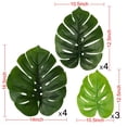 thumbnail image 4 of Woooow Artificial Monstera Deliciosa Plant 43" Fake Tropical Palm Tree, Perfect Faux Swiss Cheese Plant for Home Garden Office Store Decoration (1PACK), 4 of 12