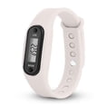 thumbnail image 1 of Reloj deportivo con contador de pasos y pantalla LCD para adultos y niños, color blanco, 1 of 5