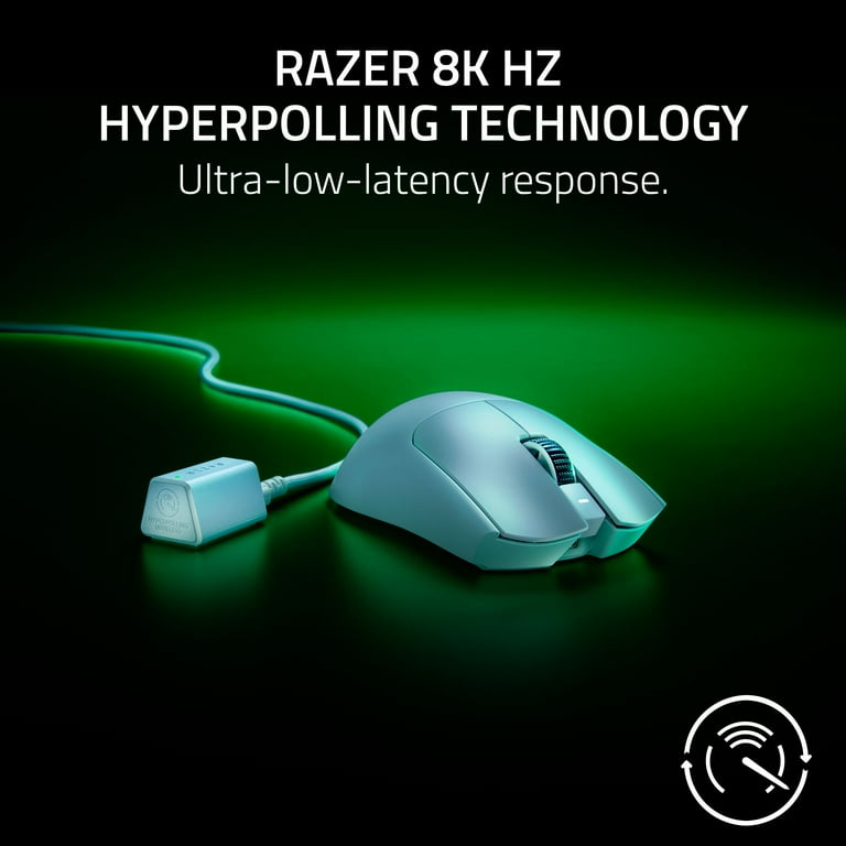 Razer Viper V3 Pro Ultra Lightweight Wireless Esports Gaming Mouse, 55g, 8K Polling Rate, 95hr battery life, White Razer Viper V3 Pro Ultra Lightweight Wireless Esports Gaming Mouse, 55g, 8K Polling Rate, 95hr battery life, White
