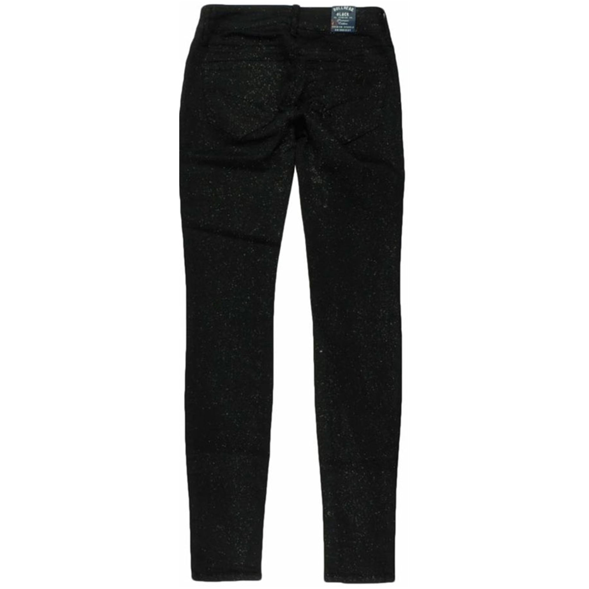 Bullhead Denim Co. Womens Premium Sparkle Skinny Fit Jeans, Black, 1/2 ...