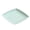 Mint Green, variant on Square Serving Platter with Reusable Plastic Construction and Speckled Rustic Design, Dishwasher Safe Dinner Plate for Fruit, Salad, Snacks, Picnic, Camping and Outdoor Serving