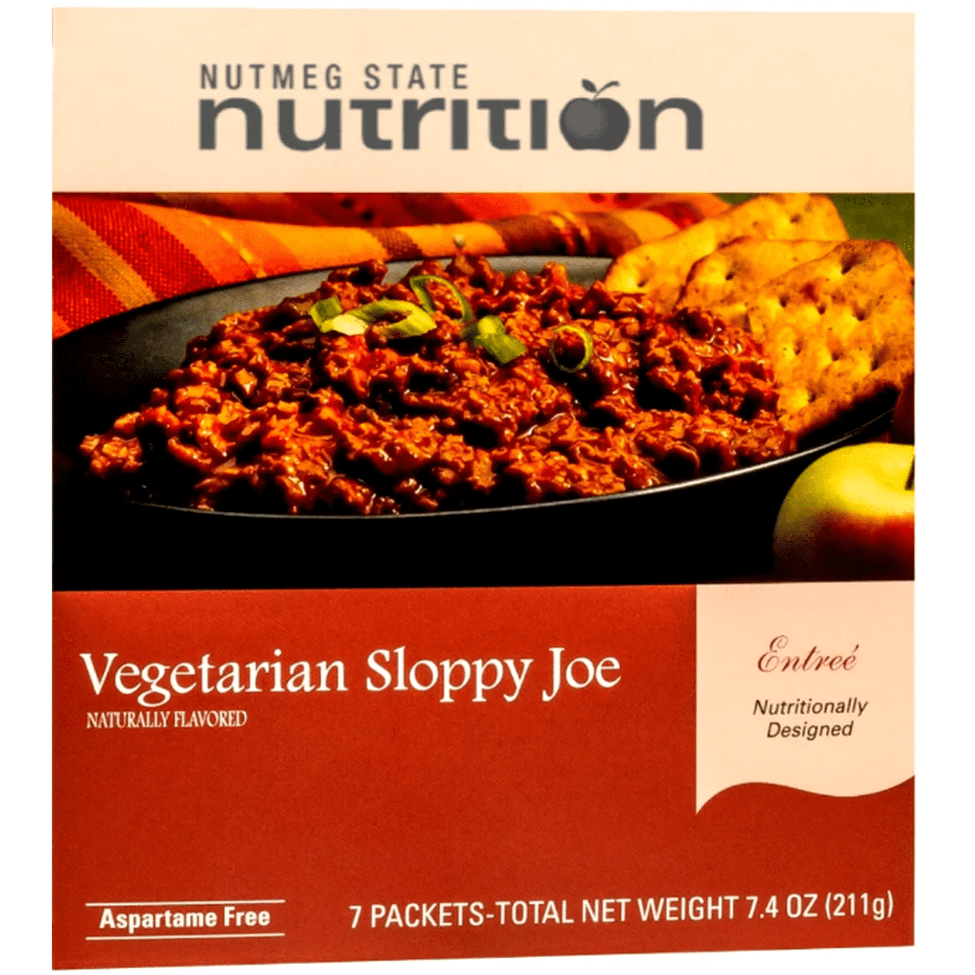 Nutmeg State Nutrition - High Protein Vegetarian Sloppy Joe - 7 Packets Per Box