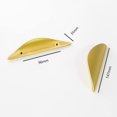 thumbnail image 4 of Juego de 2 tiradores de cajones de cocina zhang ming Aleación de Zinc Dorados 3,8 (96) mm, 4 of 5
