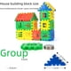 thumbnail image 1 of Juguetes educativos para niños, bloques de construcción de casas grandes, insertos digitales, piezas de juguetes, casa hecha a mano para jardín de infantes, regalo, 1 of 3