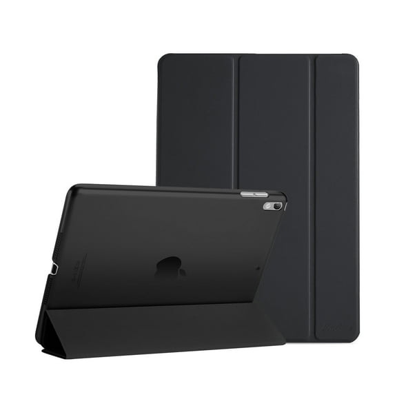ProCase iPad Air (3rd Gen) 10.5" 2019 / iPad Pro 10.5" 2017 Case, Ultra Slim Lightweight Stand Smart Case Shell with Translucent Frosted Back Cover for Apple iPad Air (3rd Gen) 10.5" 2019 –Black