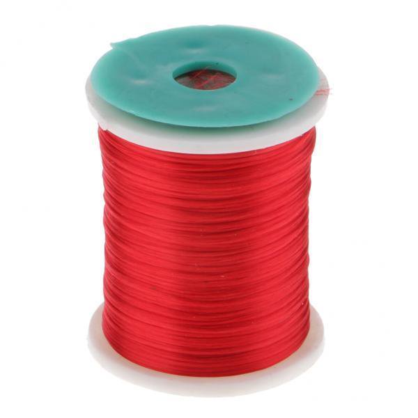 2xHilos Para Atar Moscas De Resistencia 210 Denier Materiales Para Atar Moscas 250m Rojo shamjiam Hilo para atar moscas
