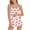 Red, variant on Stamzod 2 Pack Womens Pajamas Sets Sleeveless Tops and Shorts Pjs Cute Printed Sleepwear Sets Red D M