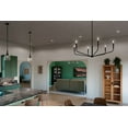 thumbnail image 3 of 52719BK Kichler Lighting Madden - 6 Light Chandelier-18.25 Inches Tall and 38 Inches Wide-Black Finish, 3 of 7