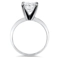thumbnail image 2 of Pompeii Certified 1.50 Ct Princess Cut Lab Diamond Solitaire Engagement Ring White Gold, 2 of 5
