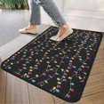 thumbnail image 4 of Multicolor Christmas Light Pattern Door Rugs,Washable Non Slip Door Mats Indoor,Decorative Door Mats,Entry Mat Indoor for Entrance,Bedroom,Kitchen,Bathroom,30"x17", 4 of 6