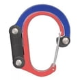 thumbnail image 3 of CSChome Outdoor Buckle Multifunctional Carabiner Hanging Buckle Strong Load-Bearing Aluminum Alloy Rotating D-Type Clip, 3 of 7