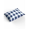 thumbnail image 2 of Buffalo Blue Plaid King Size Comforter Set, Spring Simple Pattern Soft Bedding for All Seasons, 4 Pcs Bed Set with 1Comforter (90"x106") ,1 Sheet(94"x116"), 2 Pillowcases (19"x35"), 2 of 7