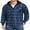 02-Black Blue, variant on GIRUNS Men's Plaid Shirts Jacket Fleece Flannel Lined Long Sleeve Shirts Sherpa Button Down Coat With Hood Black Light Green L