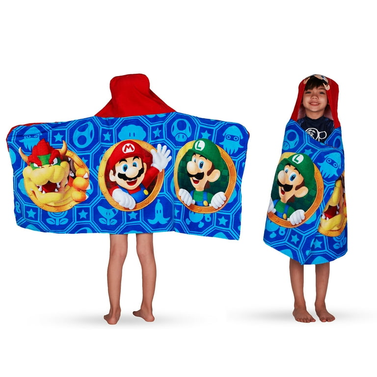 Mario hooded towel sale