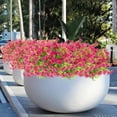 thumbnail image 7 of ZOELNIC 12 Bundles Artificial Fake Flowers Outdoors, Realistic UV Resistant Faux Plants with Silk Flowers for Outside Planters Window Box Front Porch Summer Decoration, 7 of 7