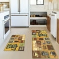 thumbnail image 2 of Coffee Kitchen Rugs Mat Set of 2 Kitchen Floor Mats Non Slip Washable Kitchen Rug Runner Coffee Kitchen Decor Decorations for Kitchen, 2 of 6