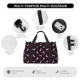 thumbnail image 4 of Disketp Poodle Dog Bolsa de Viaje Tipo Duffle, Bolso de Mano para Fin de Semana para Mujer, Bolsa de Gimnasio Ligera para Hombre, Esencial para Viajes, 4 of 7