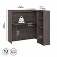 thumbnail image 6 of Bush Furniture Business  Studio C 48W Reception Desk with Shelves, 6 of 7