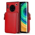 thumbnail image 1 of Funda tipo cartera para Huawei Mate 30 Pro con tarjetero y correa para el hombro para mujer, 1 of 5