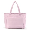 thumbnail image 1 of Bolsa de mano BAGSMART Lightweight Puffy para mujer, 20 L (rosa), 1 of 7
