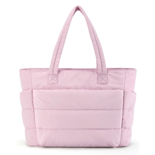 Bolsa de mano BAGSMART Lightweight Puffy para mujer, 20 L (rosa)