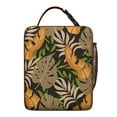 thumbnail image 5 of Tropical Leaf Palm Insulated Lunch Bag – Hawaiian Floral Aloha Tropical Plant Jungle Leaves Colorful Exotic Beach Vacation Palm Inspired Leafy Summer Vibrant Retro Botanical Tote, 5 of 6