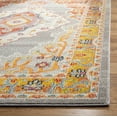 thumbnail image 3 of SAFAVIEH Phoenix Melody Floral Bordered Area Rug, Orange/Grey, 3' x 5', 3 of 7