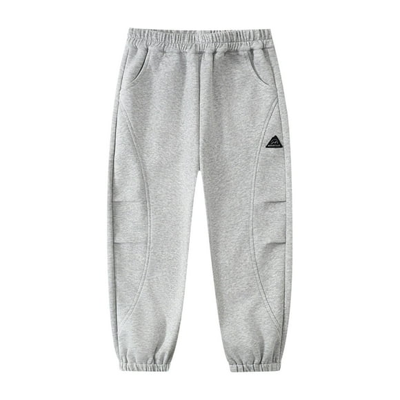 Odeerbi 5-18 Años Niños Niñas Pantalones Deportivos Algodón Workout Athletic Sports Jogger Pantalones Primavera Verano Cintura Elástica Joggers
