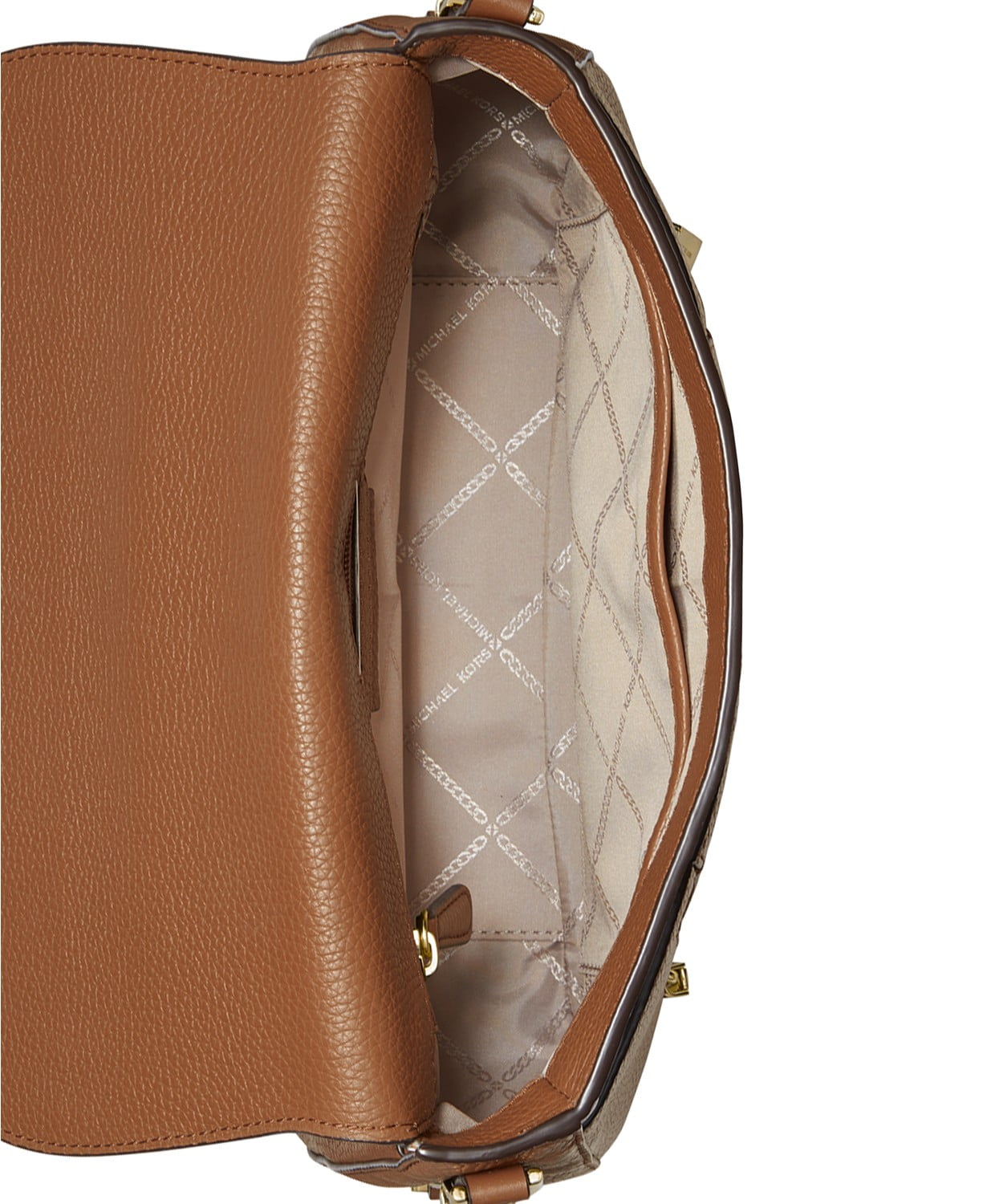 Michael Kors Bedford Legacy Ladies Medium Luggage Leather Satchel